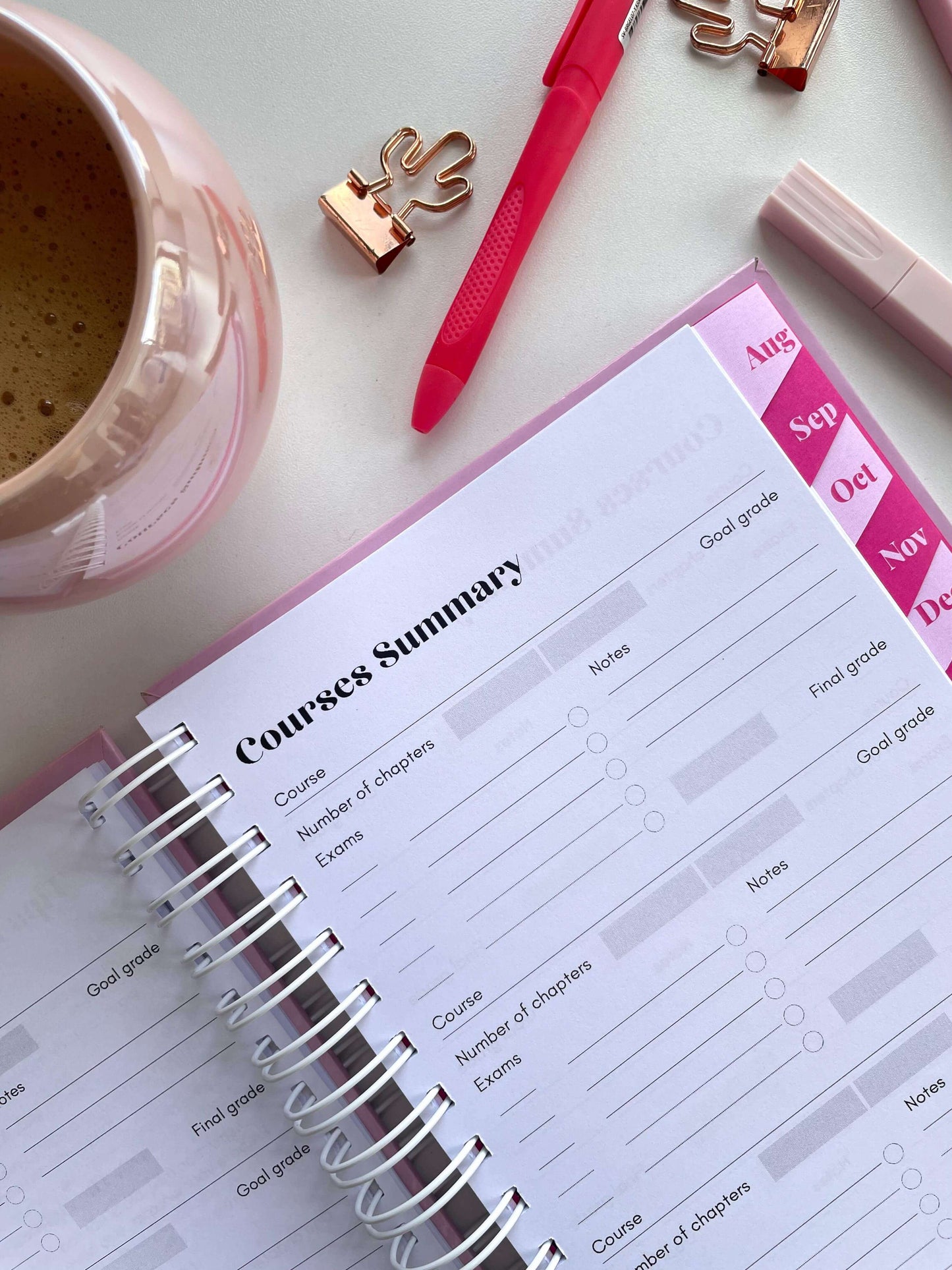 Future Midwife To Be Student Planner - Pink