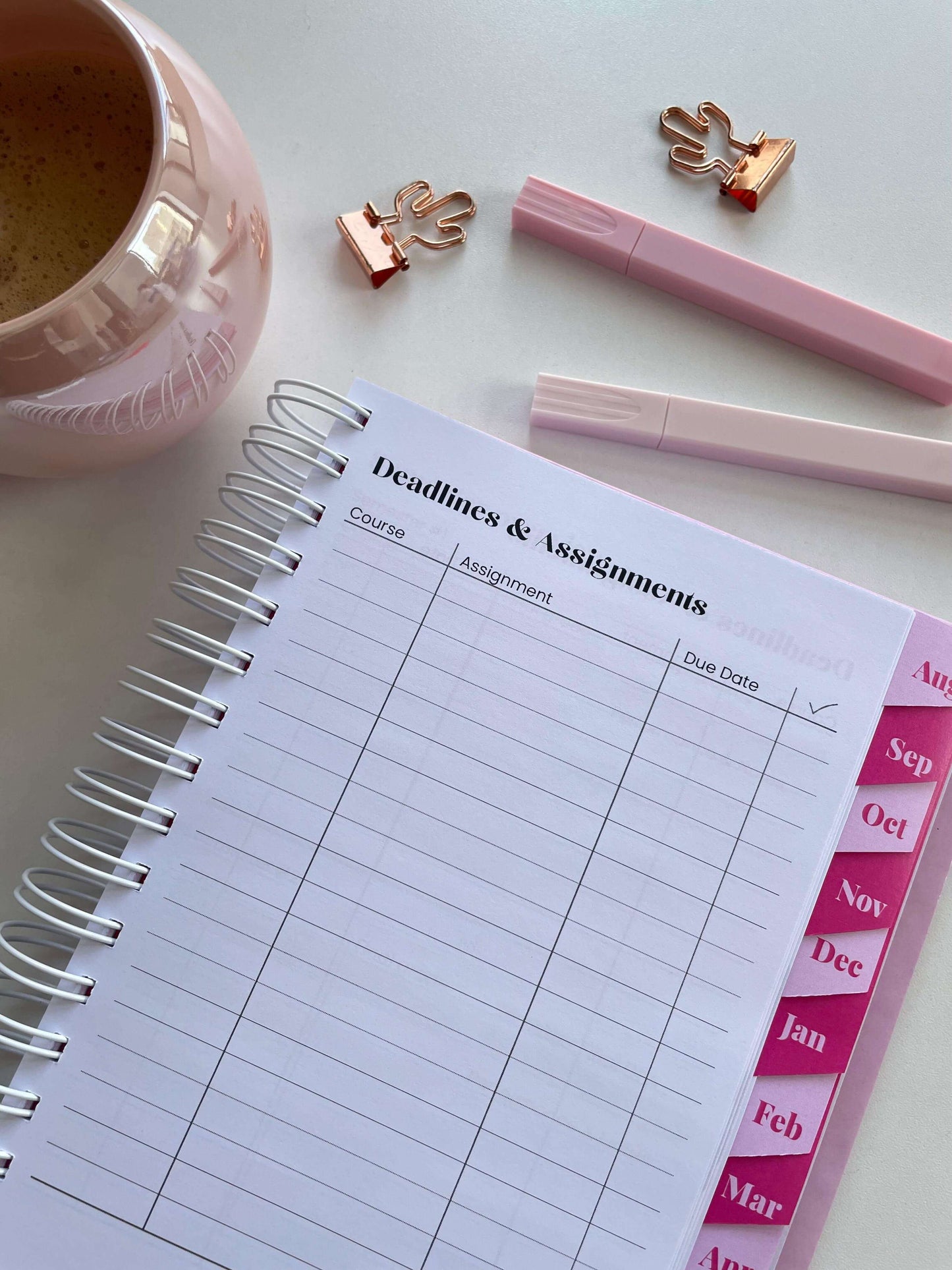 Future Doctor Student Planner - Pink