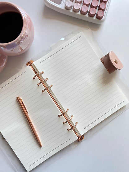 Transparent Notebook Binder