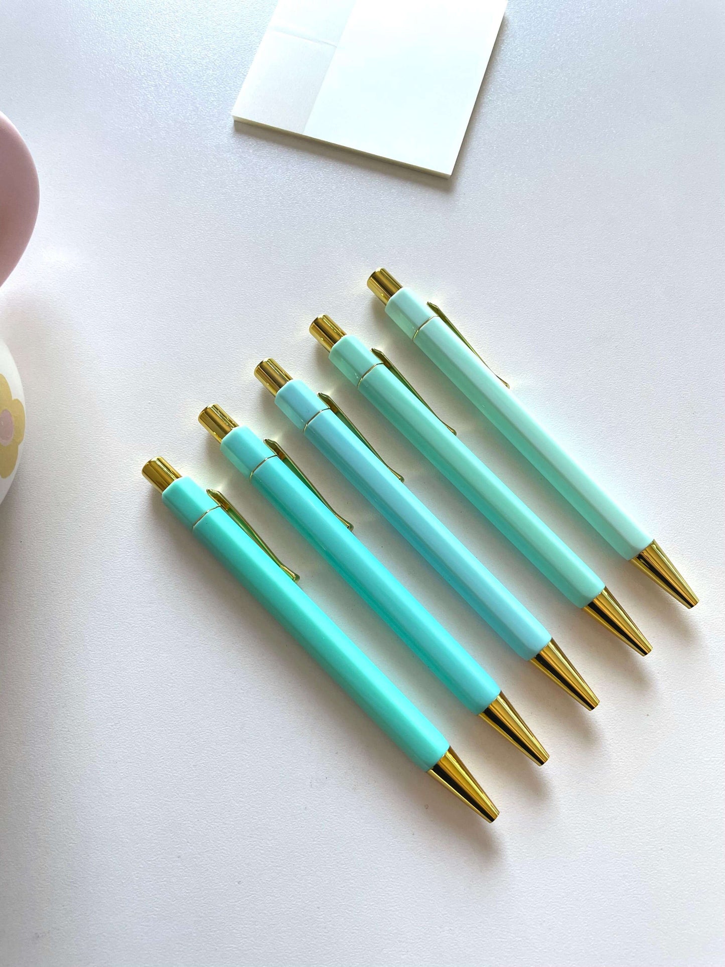 Gradient Aqua Pen Set - Black Ink