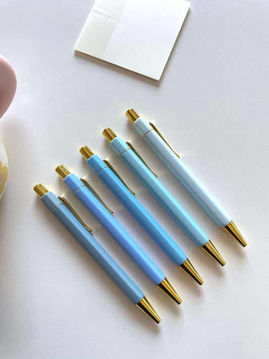 Gradient Ocean Pen Set - Black Ink