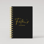 Leather Any Name Lined Notebook