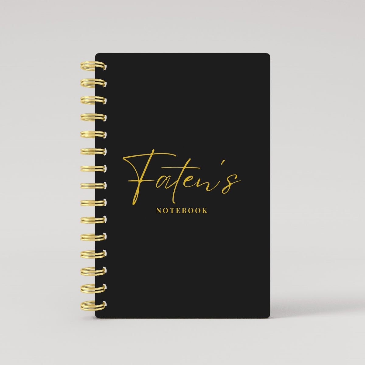 Leather Any Name Lined Notebook