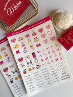 Valentine Stickers Sheet
