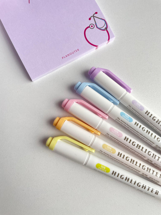 Pastel Highlighters Set