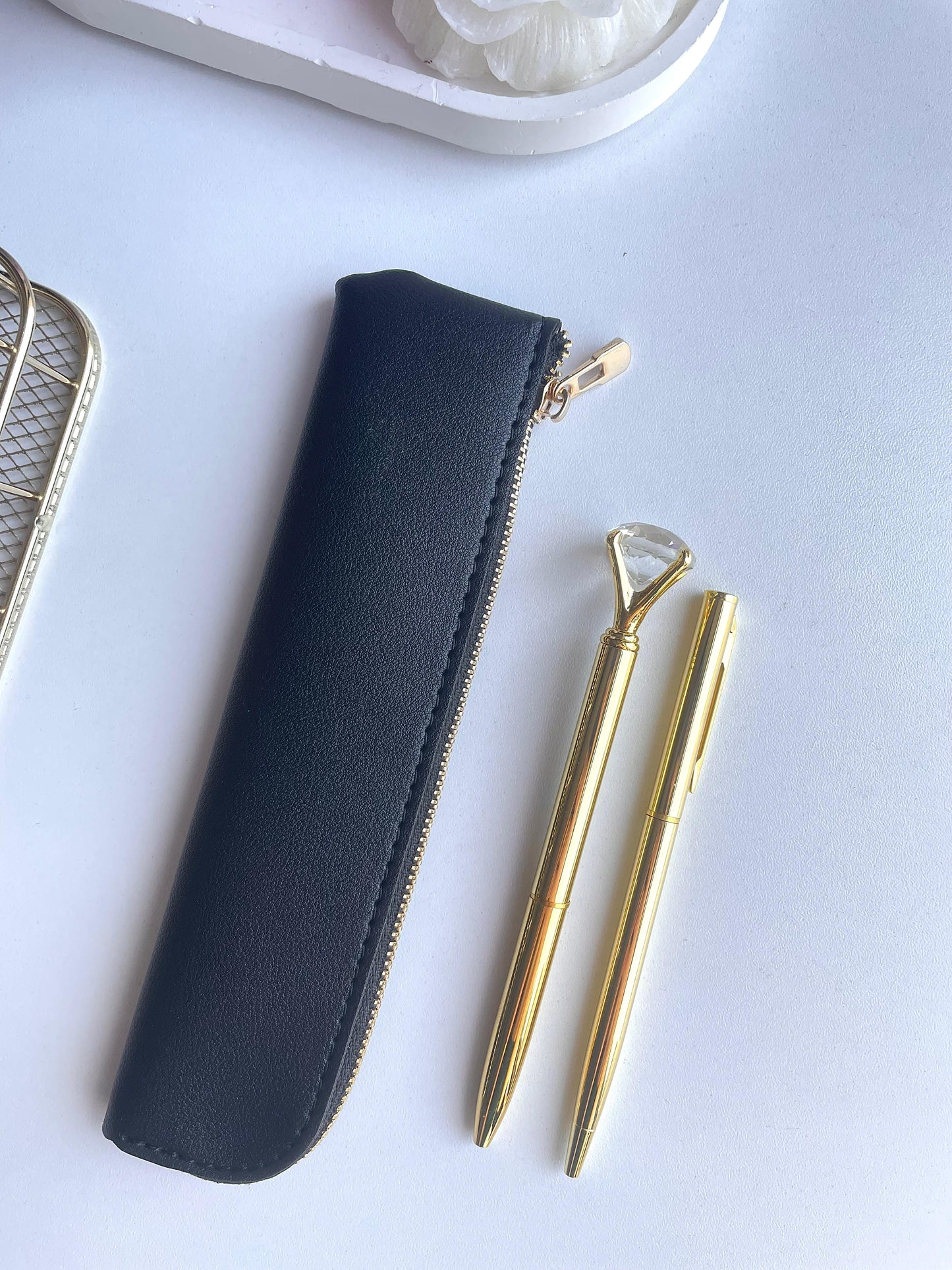 Vegan Leather Pouch - Pencil Case