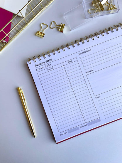 Stripes 2026 Desk Planner