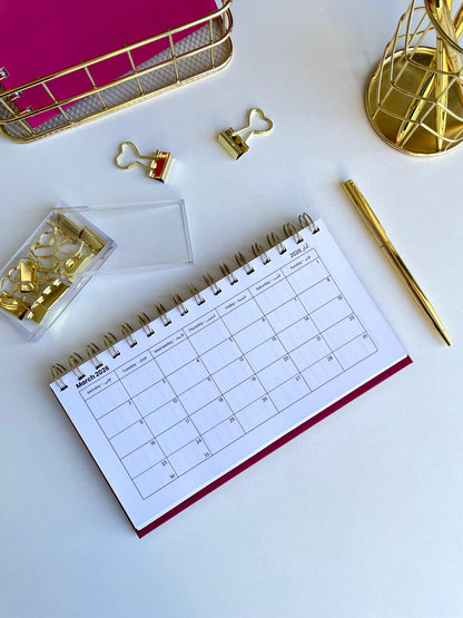 Blooming 2026 Weekly Agenda - Pink