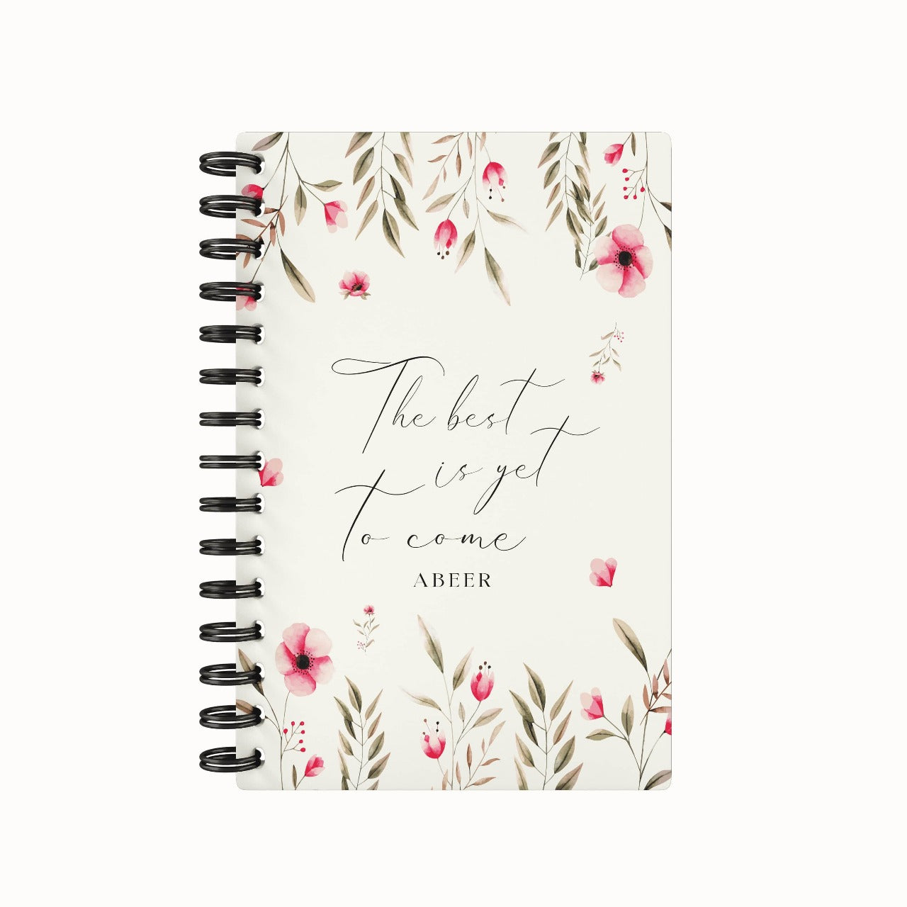 Simple Flower Pink 2026 Desk Planner
