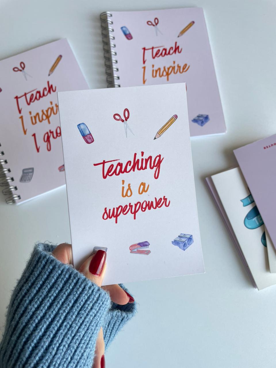 Teaching Is A Superpower - Greeting Card