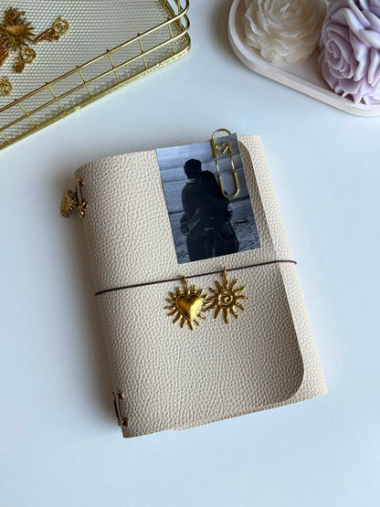 Ivoire - Vegan Leather Refillable Journal