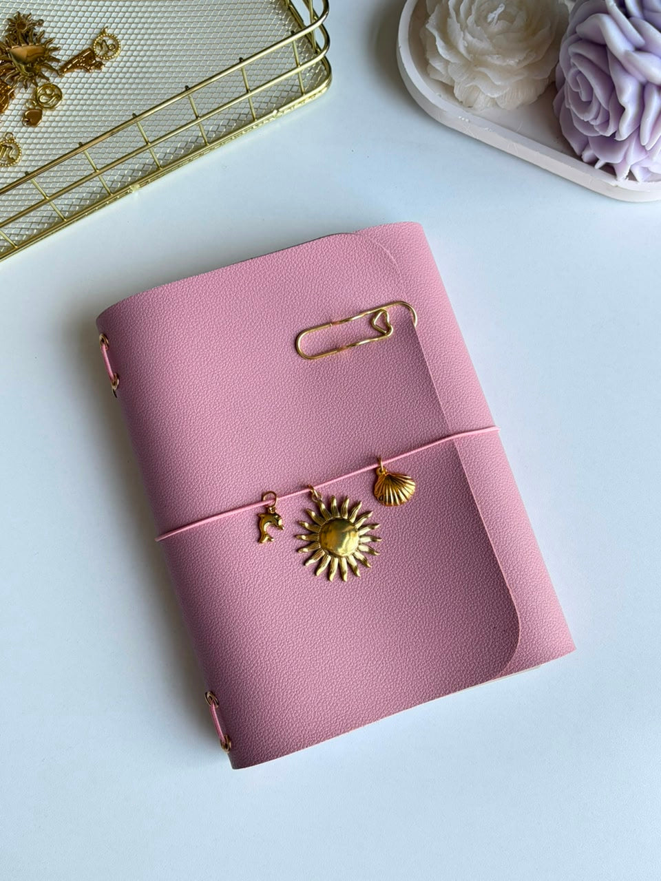 Rose Bonbon - Vegan Leather Refillable Journal