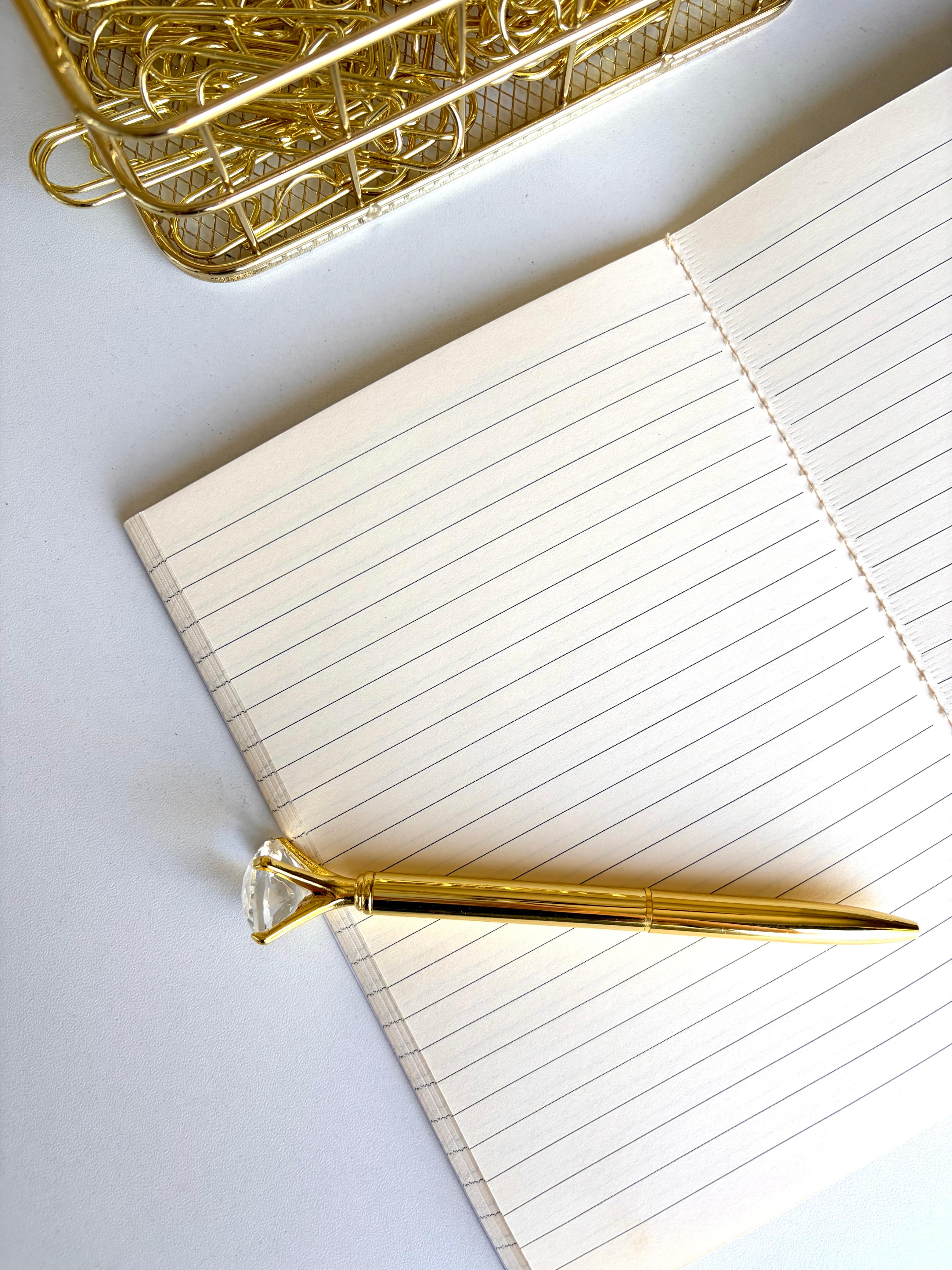 Café - Real Leather Refillable Journal