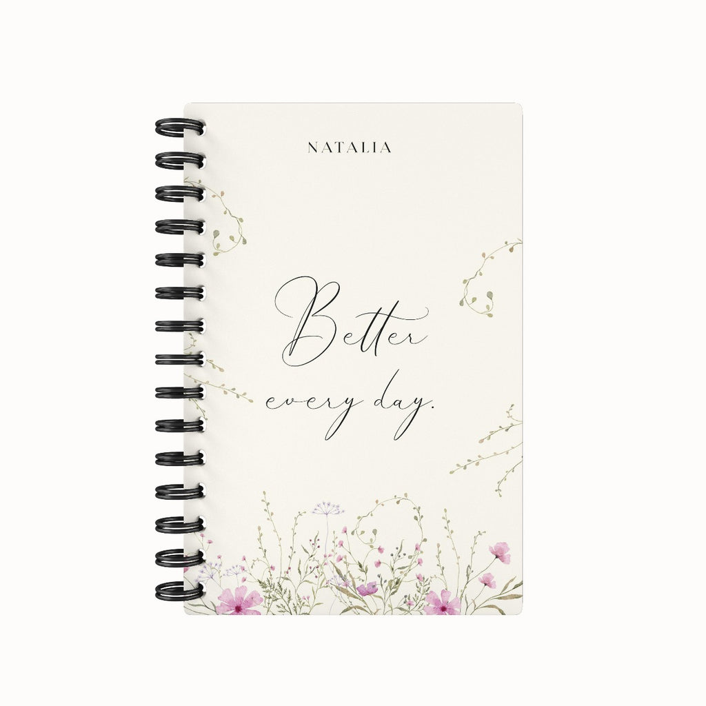 Simple Flower Purple 2026 Weekly Agenda