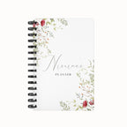 Simple Flower Red Undated Daily Planner
