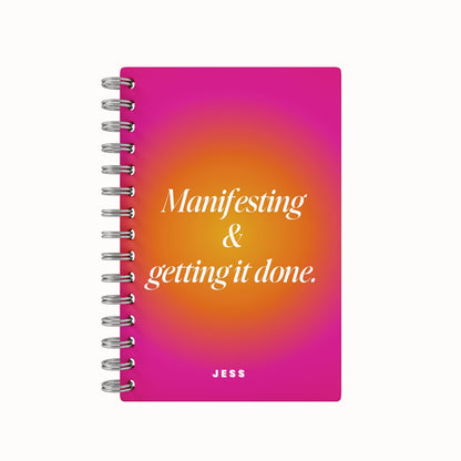 Manifesting Undated Daily Planner - Gradient Malibu