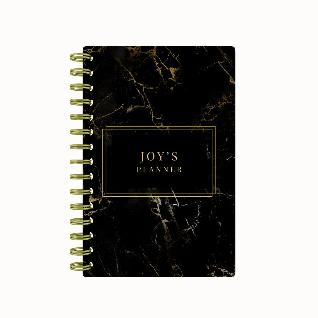 Marbles Undated Daily Planner - Black
