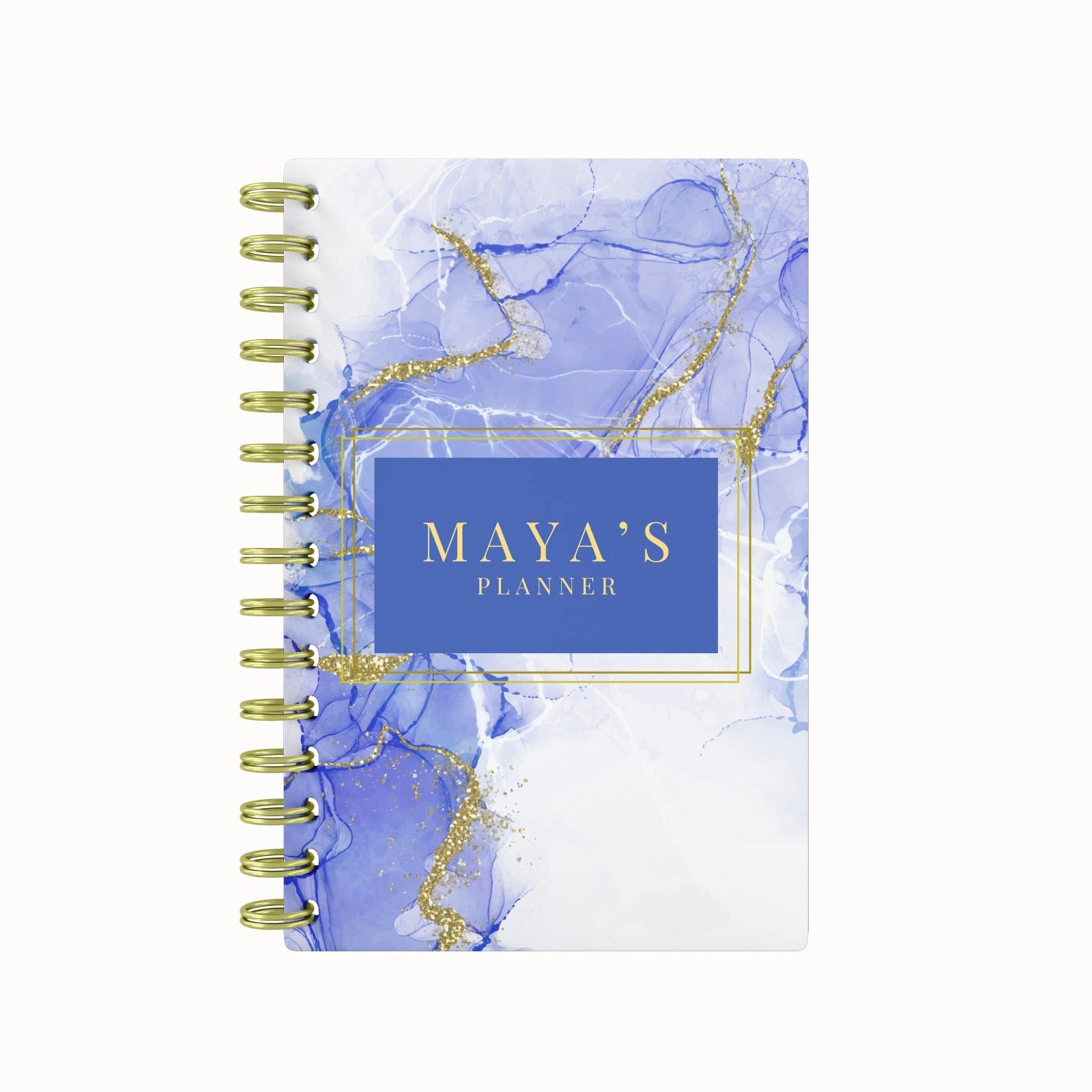 Marbles Undated Daily Planner - Blue