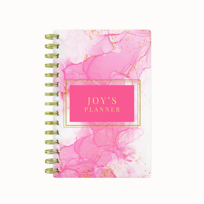 Marbles Undated Daily Planner - Pink