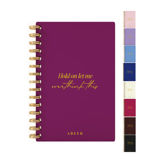 Overthinking Foil 2026 Weekly Planner