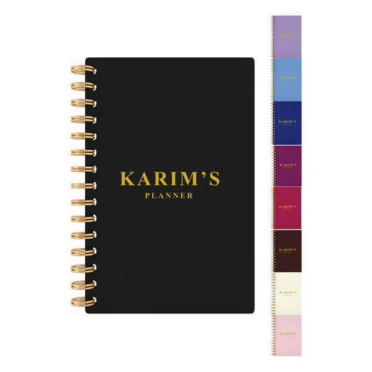 Any Name Foil 2026 Weekly Planner