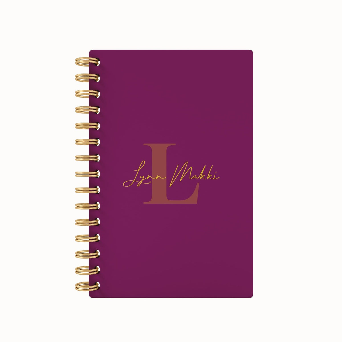 Initials Foil 2026 Weekly Agenda