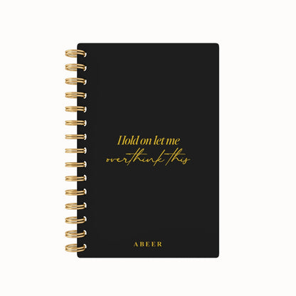 Overthinking Foil 2026 Weekly Planner