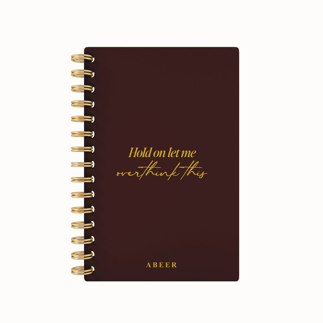 Overthinking Foil 2026 Weekly Planner
