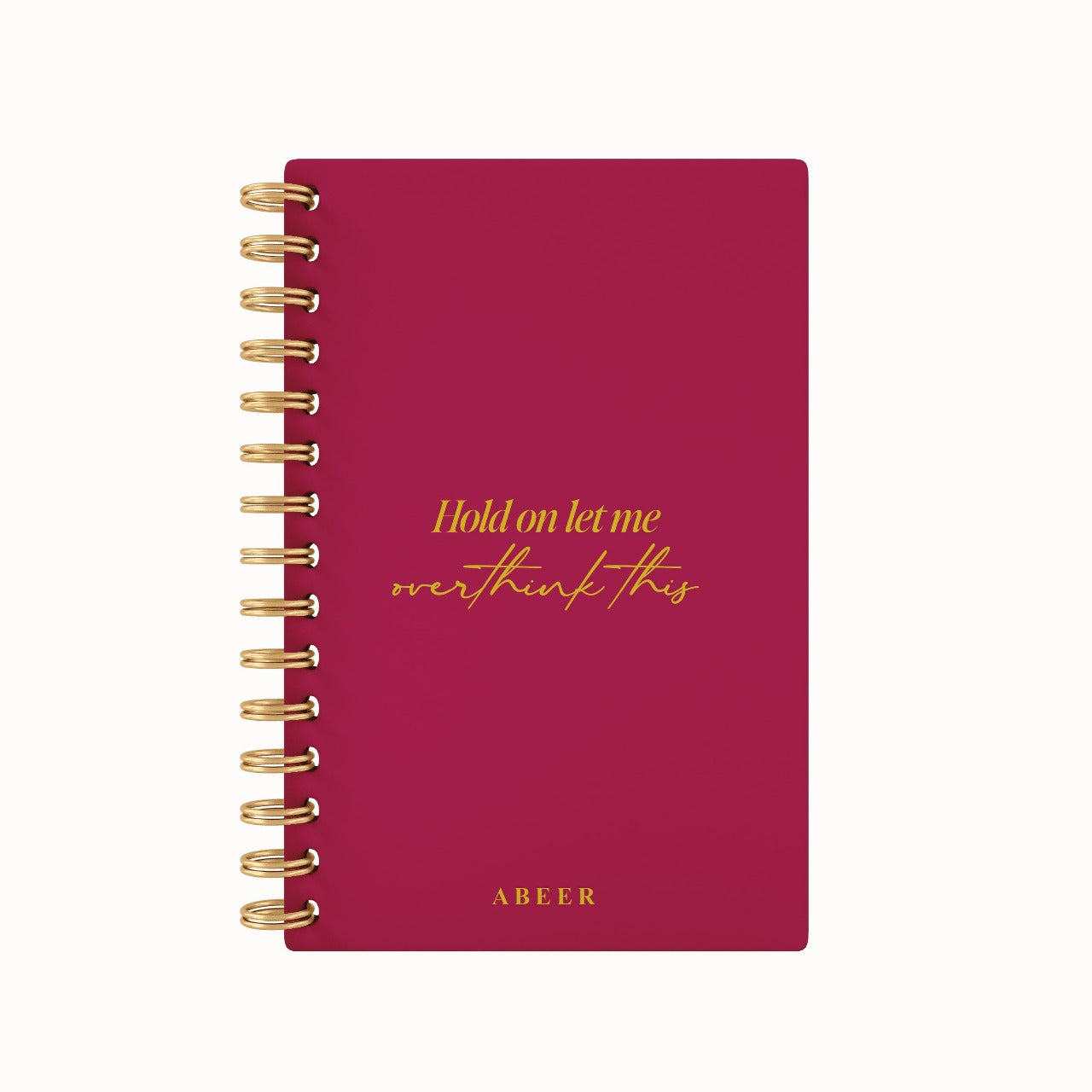 Overthinking Foil 2026 Weekly Planner