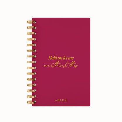 Overthinking Foil 2026 Weekly Planner