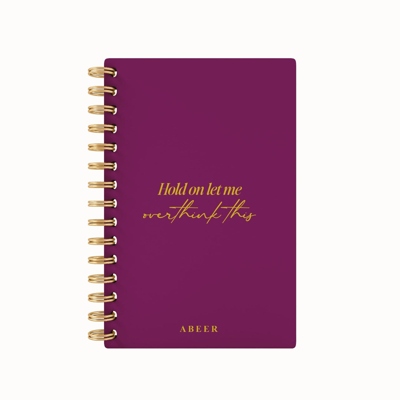Overthinking Foil 2026 Weekly Planner