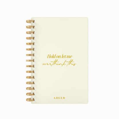 Overthinking Foil 2026 Weekly Planner