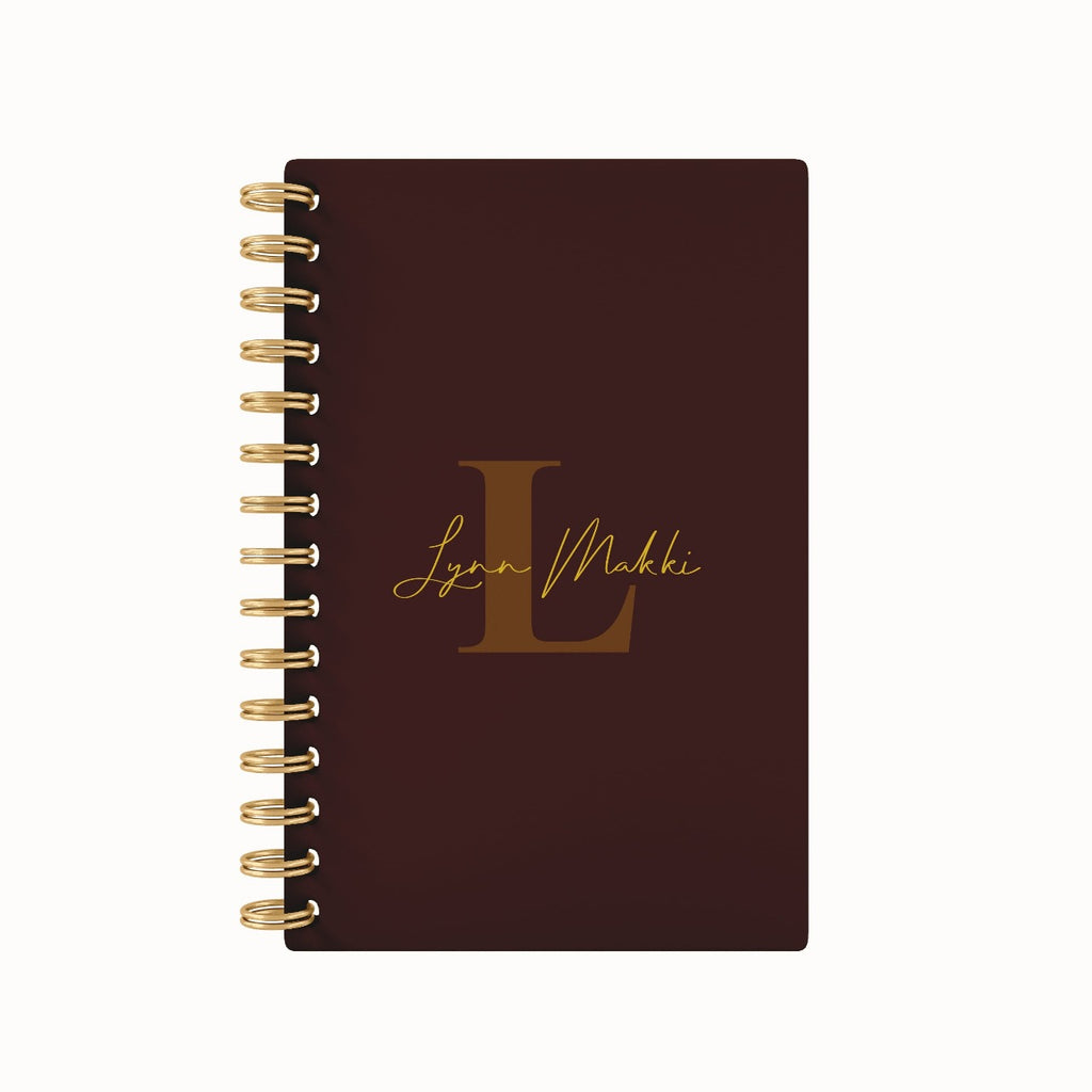 Initials Foil 2026 Weekly Agenda