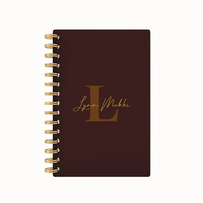 Initials Foil 2026 Weekly Agenda