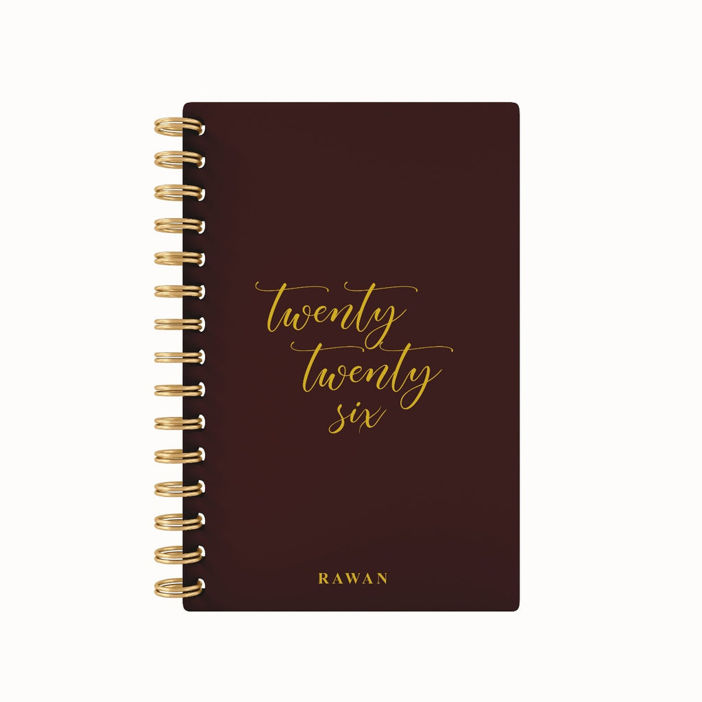 Twenty Twenty-Six Foil 2026 Weekly Agenda