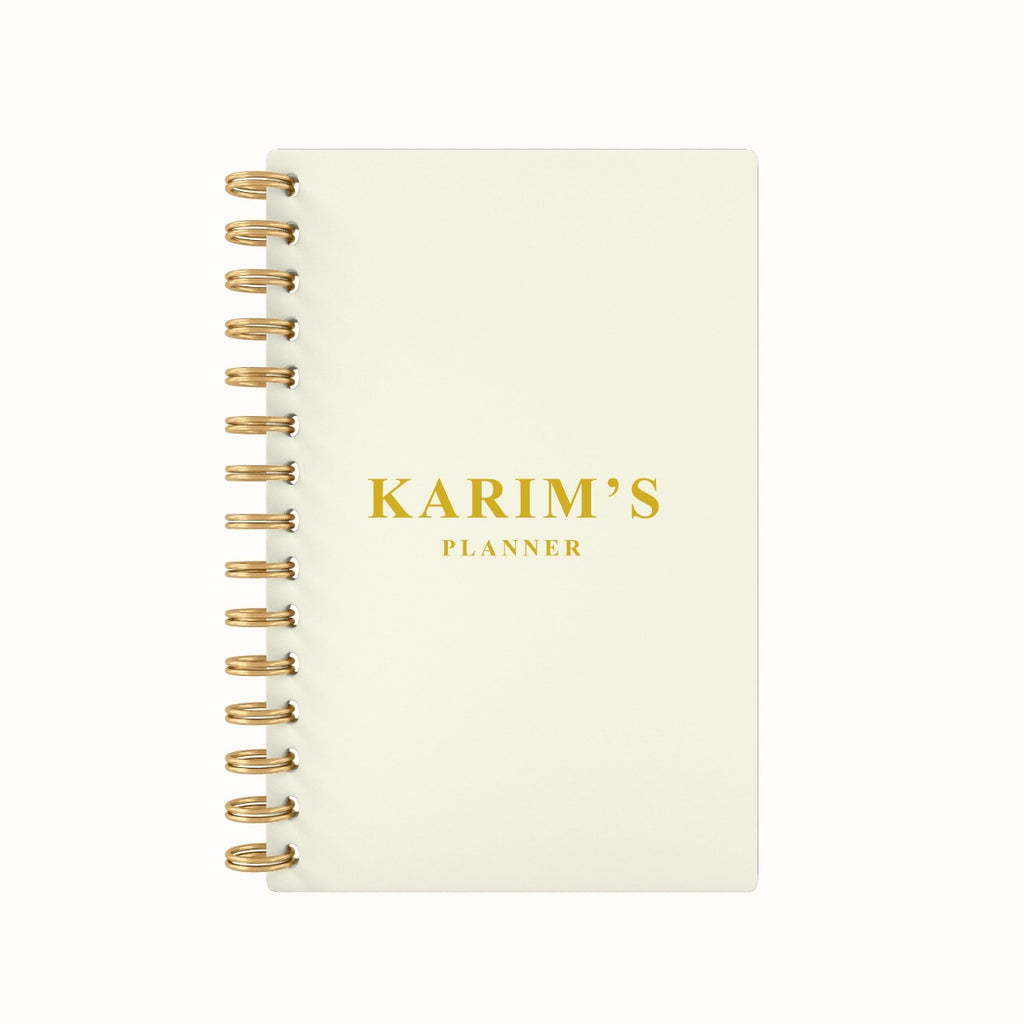 Any Name Foil 2026 Weekly Planner