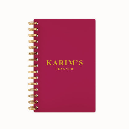 Any Name Foil 2026 Weekly Planner