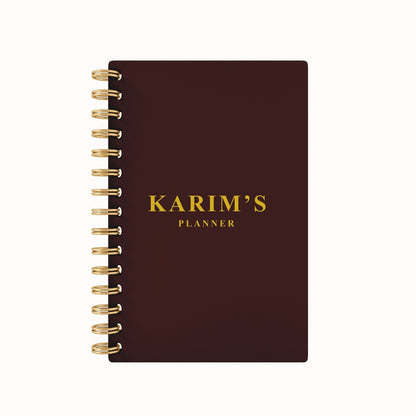 Any Name Foil 2026 Weekly Planner