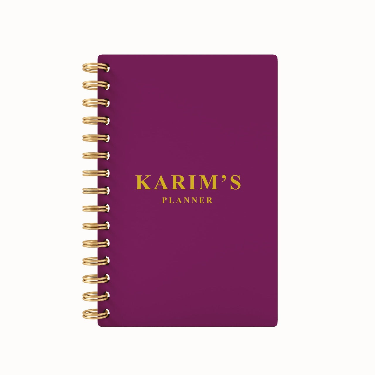 Any Name Foil 2026 Weekly Planner