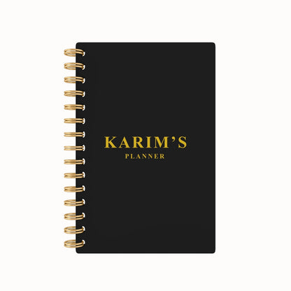 Any Name Foil 2026 Weekly Planner