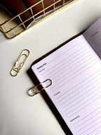 Café - Real Leather Refillable Journal