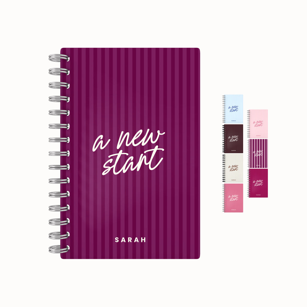 A New Start Lined Notebook