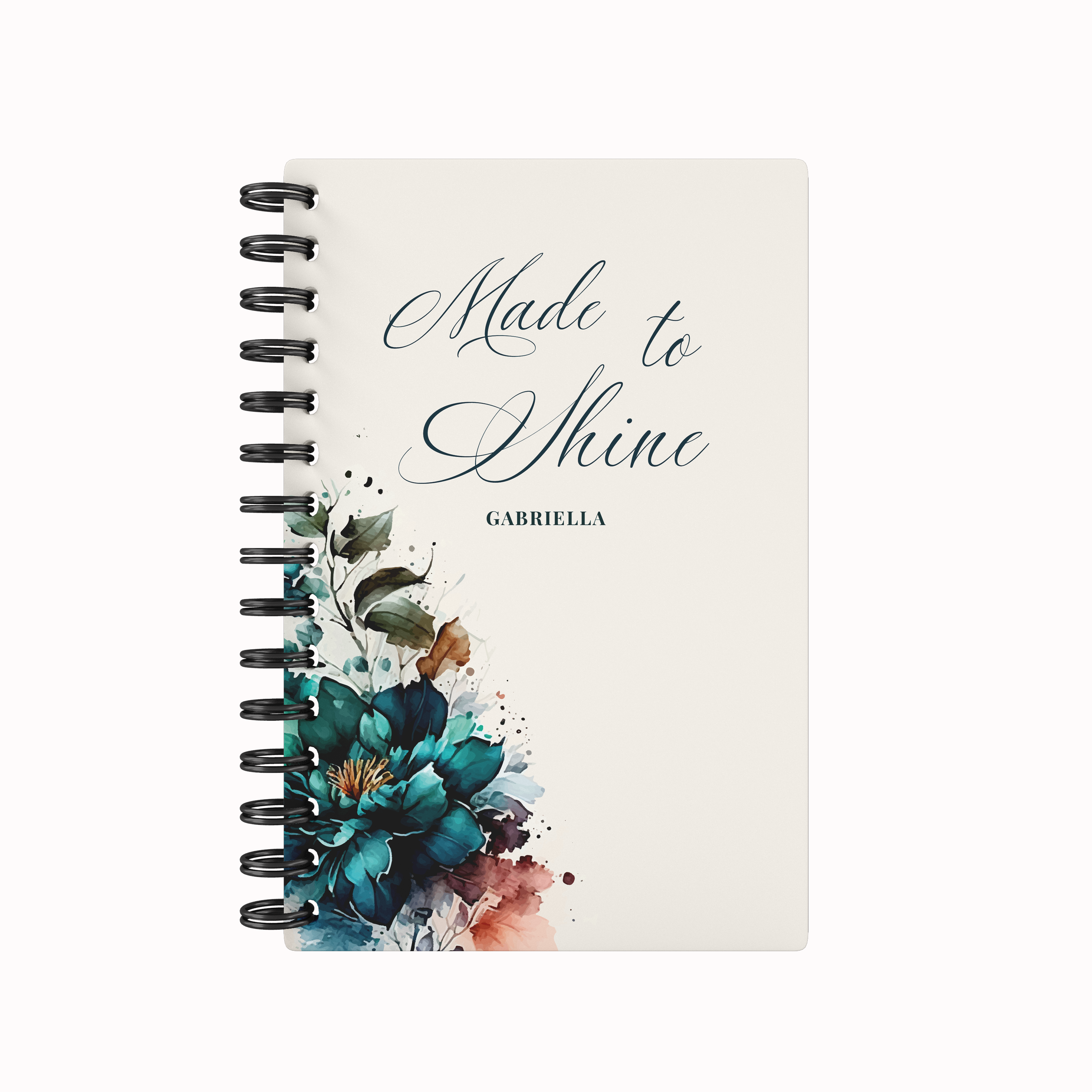 Aqua Flower - Teacher Planner