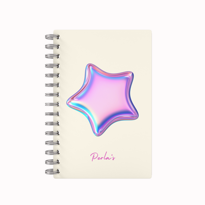 Balloon Star Lined Notebook