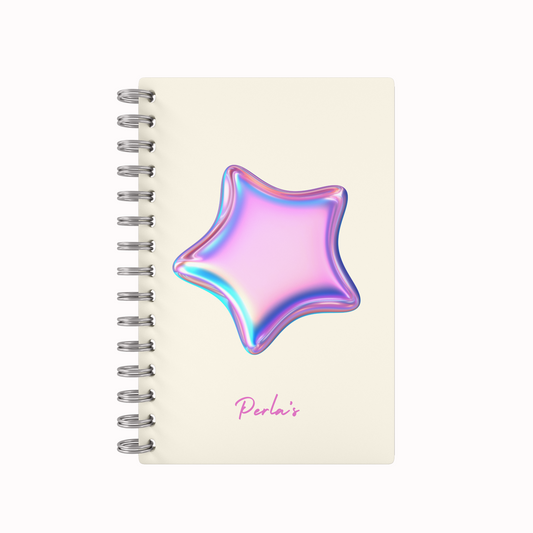 Balloon Star Lined Notebook