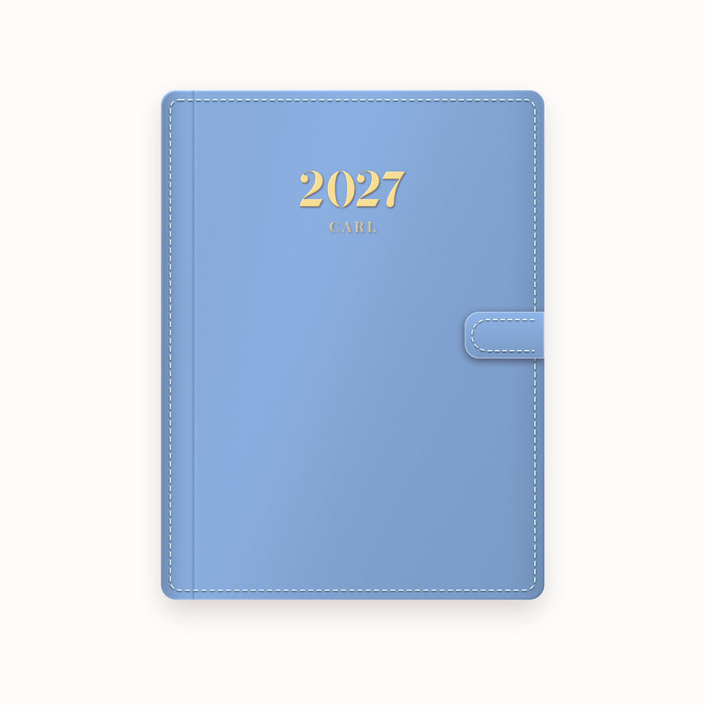 2027 Name A5 Leather Binder