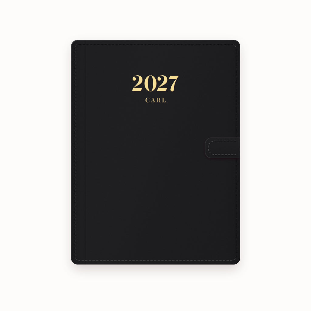 2027 Name A5 Leather Binder