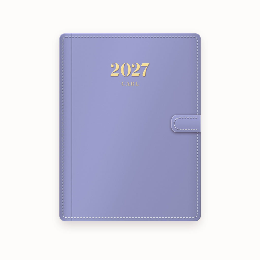 2027 Name A5 Leather Binder