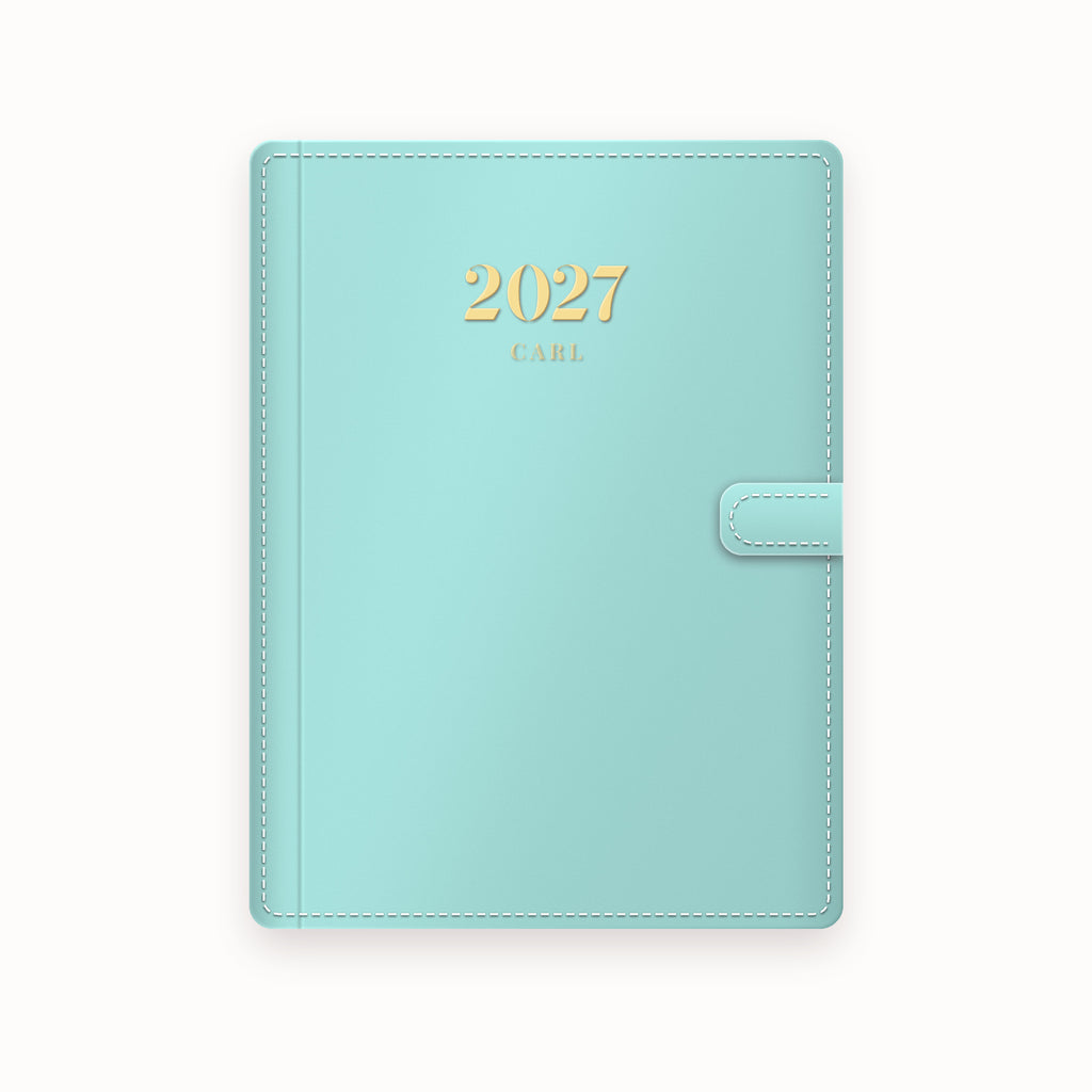 2027 Name A5 Leather Binder