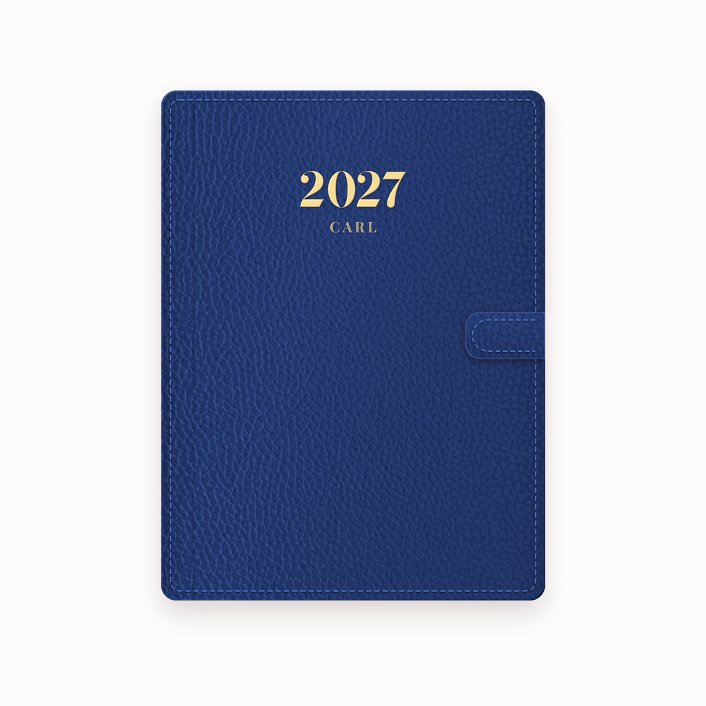 2027 Name A5 Leather Binder